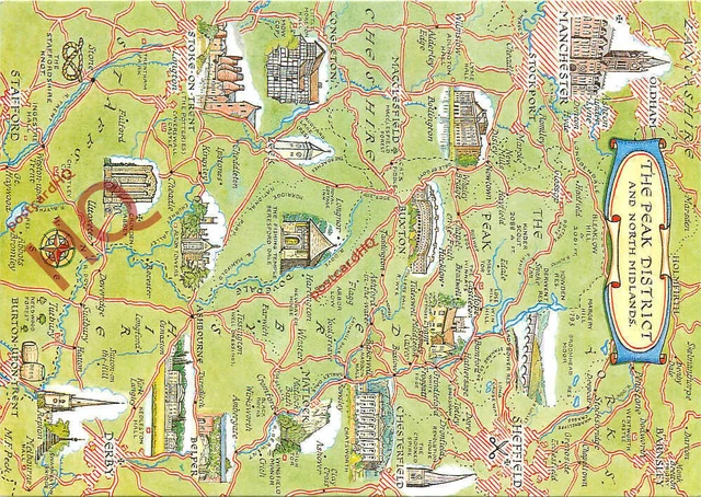 picture-postcard-the-peak-district-map-salmon-eur-2-75-picclick-de