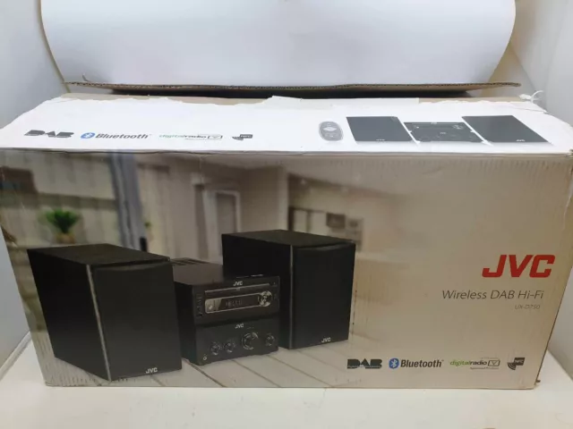 JVC Hi-Fi UX-D750 Micro Stereo Amp DAB + CD Wireless Bluetooth 4.0 NFC USB 100W