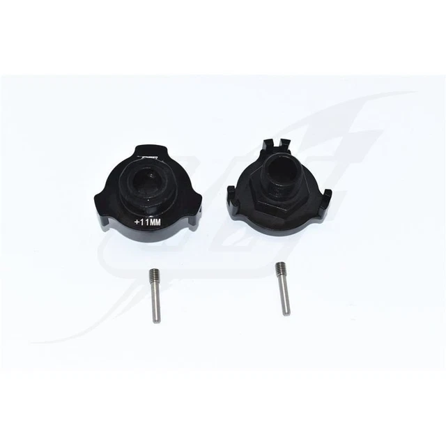 thumbnail image 2 of Aluminum Wheel Hub Hex +11mm For Arrma KRATON 8S BLX - 2pc Set In Blue | Upgraded RC Parts 2 of 12