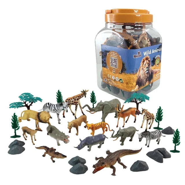 Wenno Spielset 30/Stück Wildtiere W6601