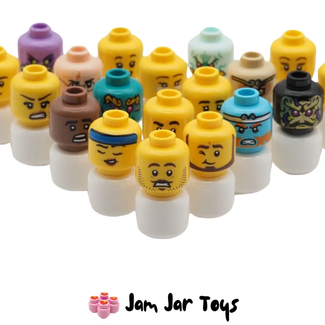 Lego mini head best sale
