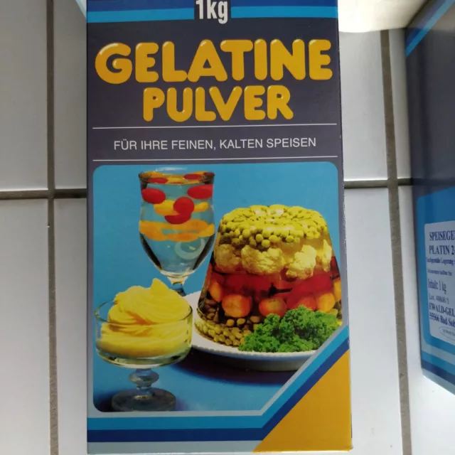Gelatine pulver  2 X  1 kg
