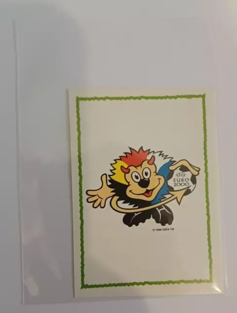 Image Sticker Vignette Cromo n°2 MASCOTTE UEFA EURO 2000 PANINI