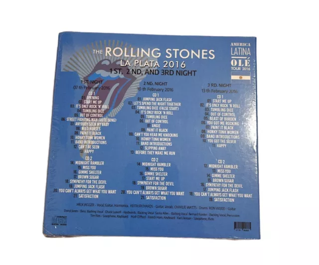 The Rolling Stones Argentina La Plata Olé Tour 6 CDs 2