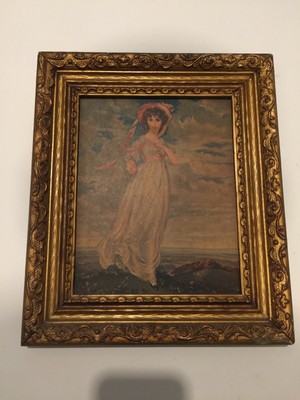 Vintage Reproduction Painting Sir Thomas Lawrence Painting Pinkie 11x12