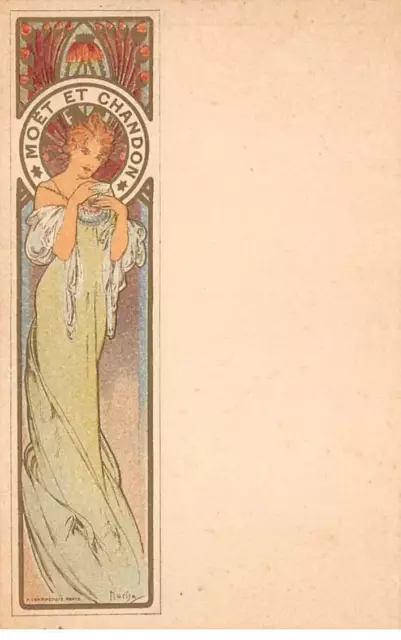 illustrateur.mucha alphonse.n°car21012.champagne moet et chandon.