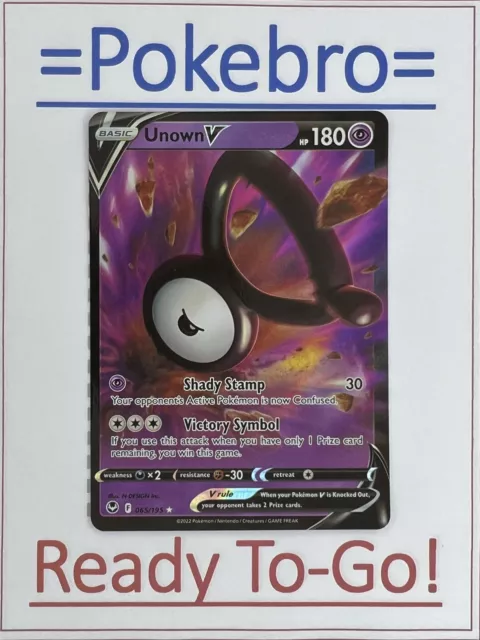 Unown - 54/123 - Uncommon- Heart Gold Soul Silver - Pokemon CARD - NM/M