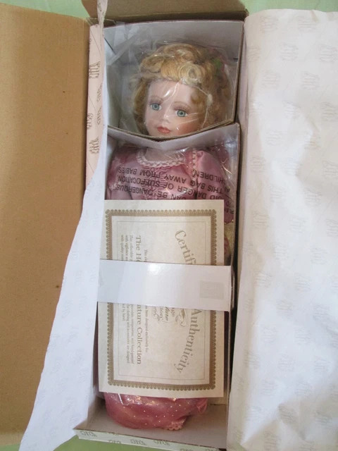 New 2000 Millennium Porcelain Doll "Crystal" Heritage Signature Collection + COA