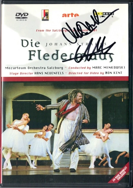 DVD MINKOWSKI, Malin HARTELIUS Sign STRAUSS DIE FLEDERMAUS Jerry HADLEY Olaf BÄR