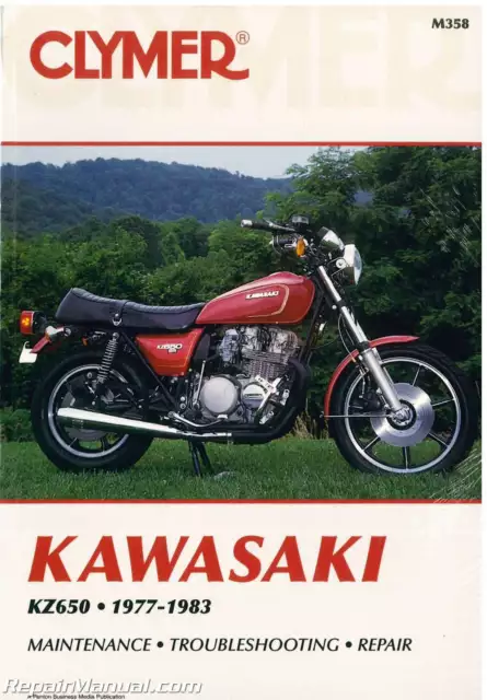 Kawasaki KZ650 1977-1983 Clymer Motorcycle Repair Manual : M358