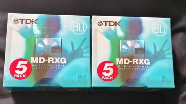 Lot De Mini-disques MiniDisc MD Enregistrables - Sony, TDK, Maxell, 74