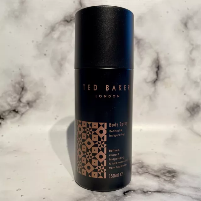 TED BAKER LONDON Dark Mahogany Body Spray 150ml NEW FAST