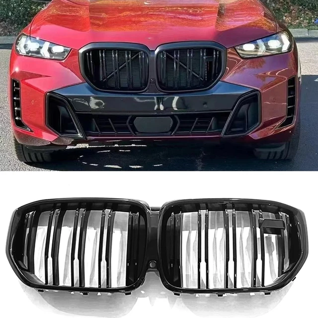 FOR BMW G05 LCI X5 2023-2024 Front Bumper Center Double Line Hood ...