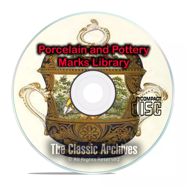 89 Books, Library on Pottery & Porcelain, Marks, Asian, Oriental How to DVD, B60