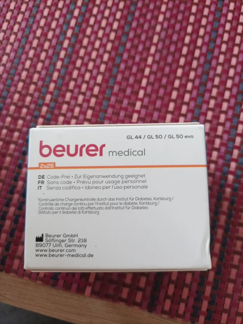 beurer gl 44 gl 50 teststreifen