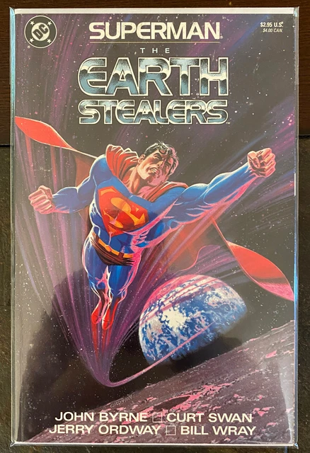 Superman: The Earth Stealers (1988) Dc, John Byrne, Curt Swan, Prestige