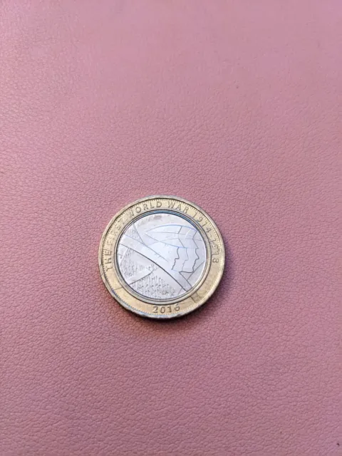 2016 First World War Army £2 coin (circulated) *free delivery*
