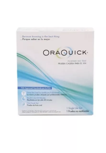 OraQuick HIV In-Home Test - Results in 20 minutes - Discreet & FAST SHIPPING!