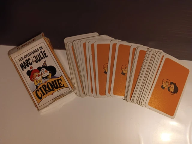 JEU DE SEPT familles. MARC et JULIE . CIRQUE 🎪 🎪 D EUR 11,00 - PicClick FR