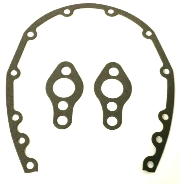 SBC Timing Chain Cover Gasket Fits SB Chevy 283 305 327 350 383 400 Gears Front