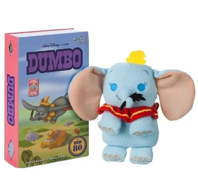 DISNEY STORE DUMBO 80th Anniversary VHS Box With Small Plush Soft Toy ...
