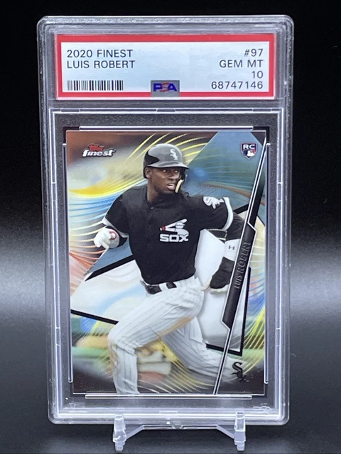 2020 TOPPS WHITE Soxs- LUIS ROBERT ROOKIE CARD RC PSA 9 MINT