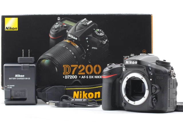[Mint 6100 Shots] Nikon D7200 24.2MP Digital SLR Camera Black Body From Japan