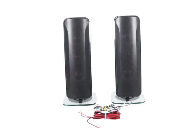 ✅2x Philips HTS7500 Boxen Lautsprecher Schwarz✅