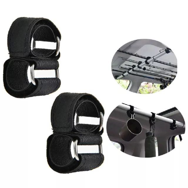 Quick and Easy Fishing Rod Holder Strap 2pcs Adjustable Belt for Truck or SUV