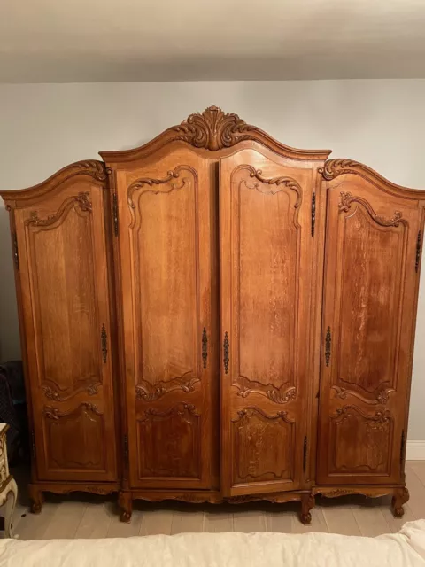 Antique French Wardrobe Armoire Antique Furniture French Vintage Rococo Louis