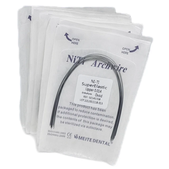 200Bags Dental Ortho Super Elastic Niti Arch Wires Round Ovoid Form Wire