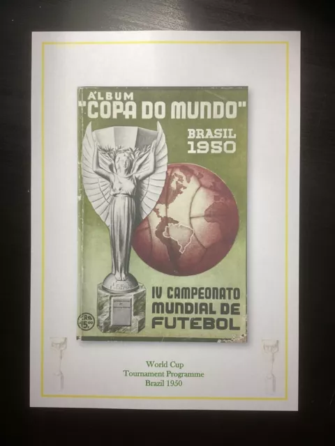 1950 World Cup Finals In Brazil Tournament Programme PRINT