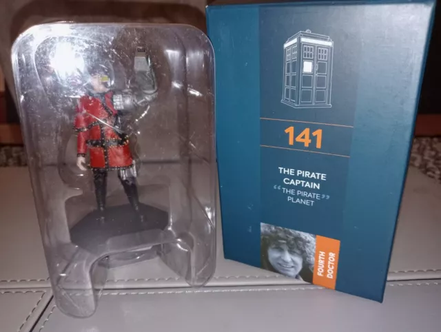 #141 Eaglemoss Doctor(4Th) Who Figurine Collection"Pirate Captain"Pirate Planet