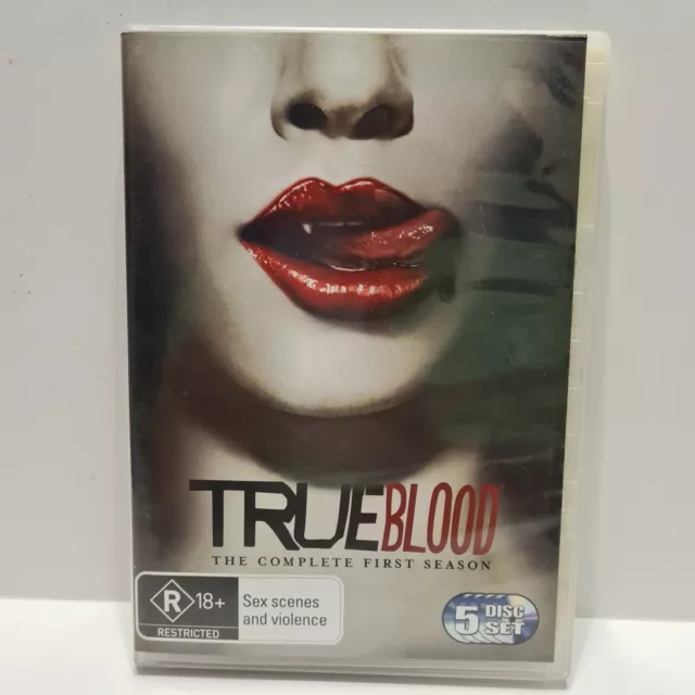 True Blood First Season R18+ 5 discs DVD Sex Scenes Vampires Supernatural Horror