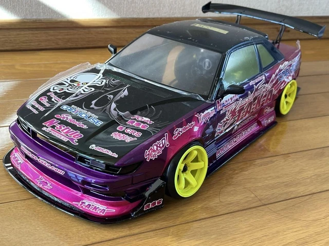 Carrosserie RC Addiction 1/10 Nissan S13 Silvia Naoki Nakamura 2024 - Version Street, Rouge - Neuf