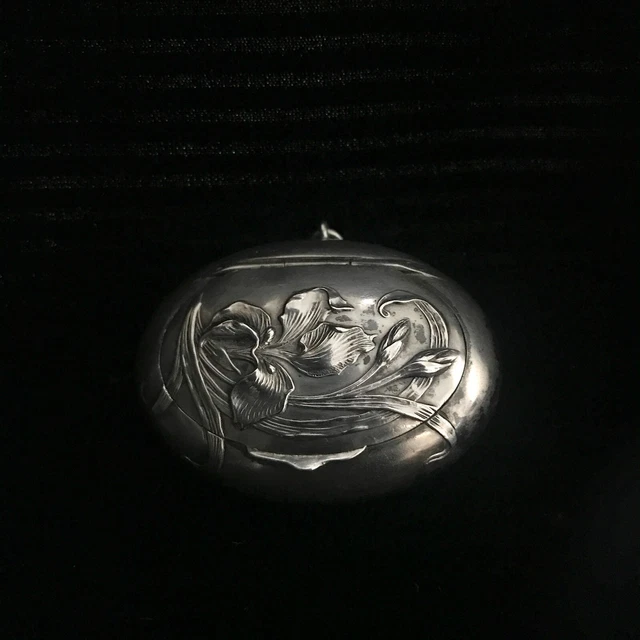 Médaille Pendentif Art Nouveau Argent Massif 925 - Course Cyclomoteurs Vers 1910 - Occasion