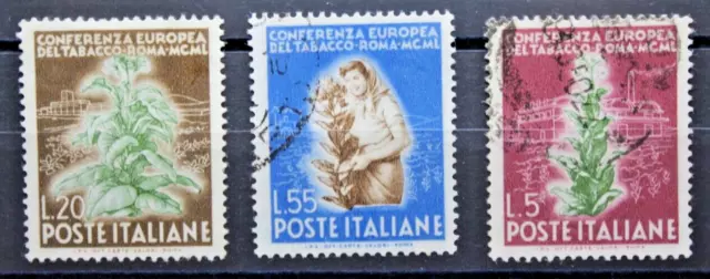 Italia Repubblica 1950 Serie Tabacco Timbrata Used Set (C.st)
