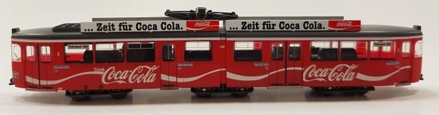 ARNOLD HN2605D AUTORAIL Tram électrique Duewag Gt6, livrée Coca Cola, digital EUR 240,80 - FR