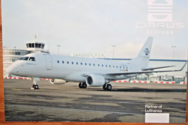 AK Airliner Postcard  Flugzeug CIRRUS AIRLINES Emb 170 airline issue