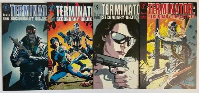 TERMINATOR SECONDARY OBJECTIVE 1 2 3 4 COMPLETE James Robinson Dark Horse 1991