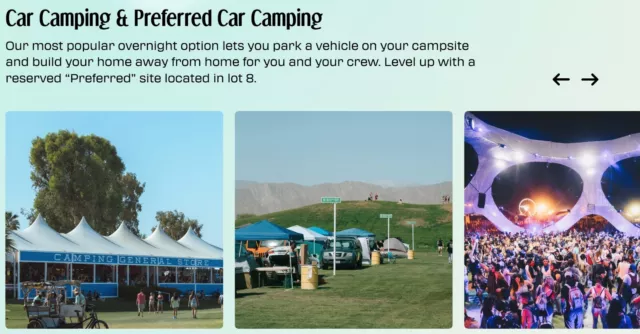 Coachella Weekend 1: Car Camping Pass