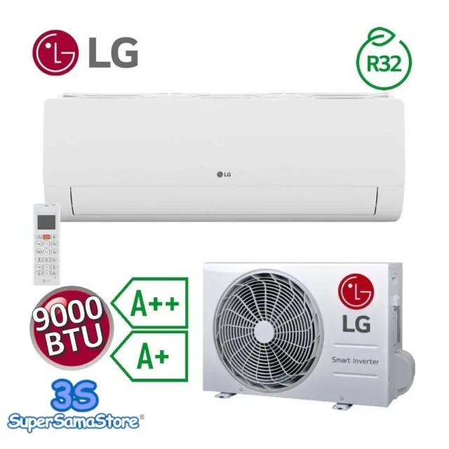 3S Lg Libero 9000 Btu 2,5 Kw Mono Split Climatiseur A++ A+ Clim