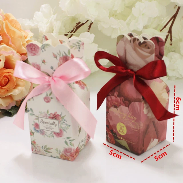 Boîte de cadeaux Boîte de bonbons en papier Boîte d'emballage Articles de...