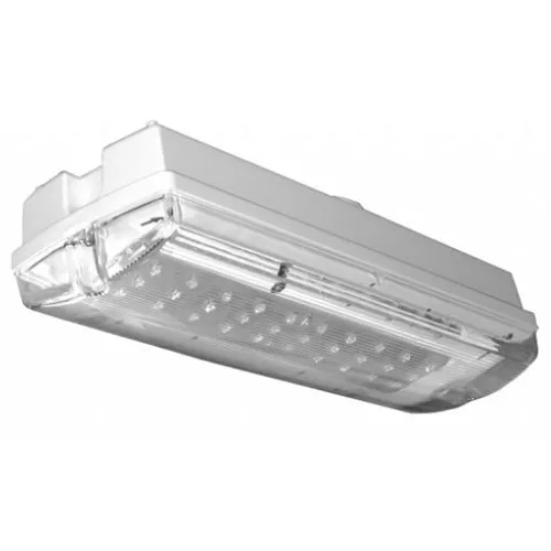 UNIVERSAL IP65 3w LED Emergency Bulkhead Surface Light Non Maintained EM3 NM3