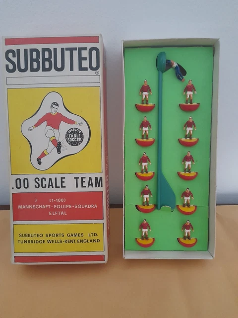 Subbuteo HW Top Spin – Équipe Belgique – Boîte Reproduction