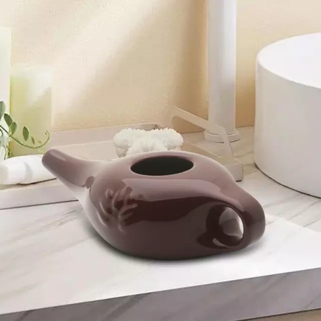 Pot de nettoyage nasal de voyage en céramique Neti Pot pour éliminer la