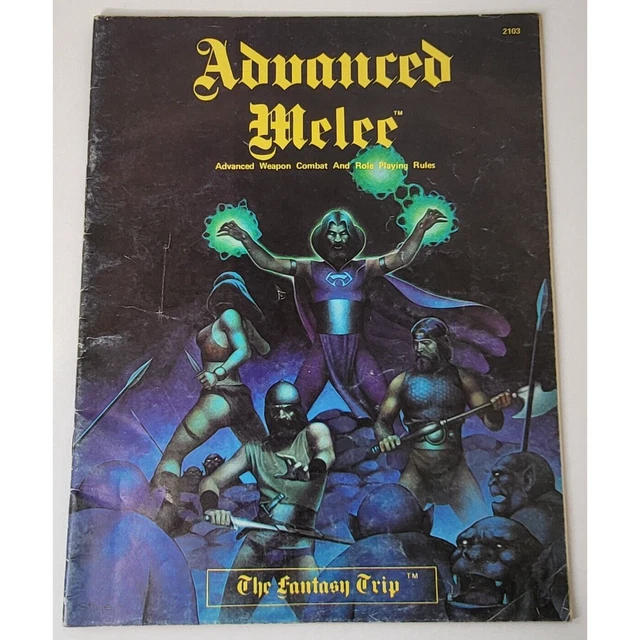 Advanced Melee The Fantasy Trip by Steve Jackson Metagaming 1980 RPG Book