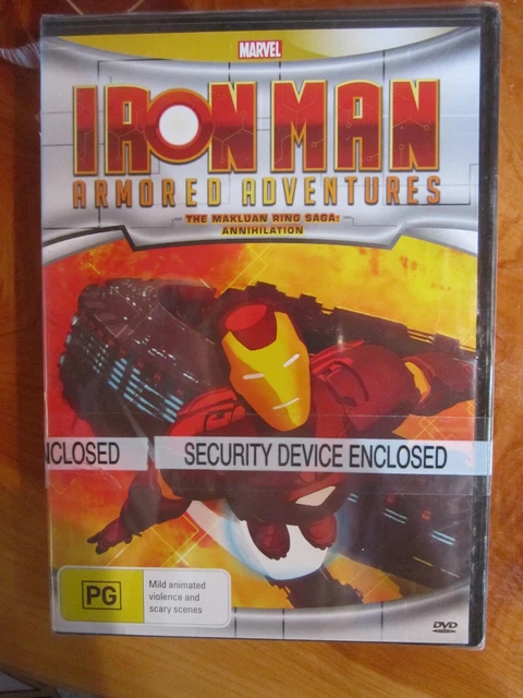 NEW & SEALED BOX - IRON MAN ARMORED AVENGER - MARK V SILVER VORTEX CAR 2010