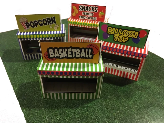 HO SCALE TRAIN Platform IHC HOBOS Circus Carnival Clowns Diorama 39 99 