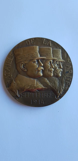 MÉDAILLE 68mm BRONZE C. DE GAULLE 18 Juin GRANDS HOMMES